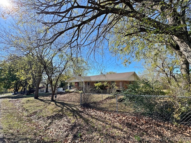 613 S Rodgers St, Vian, OK 74962 - view of front of home with brick siding