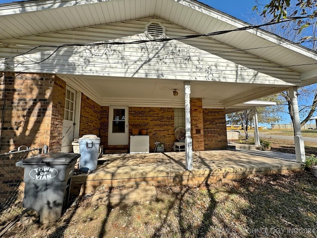 613 S Rodgers St, Vian, OK 74962 - view of patio / terrace