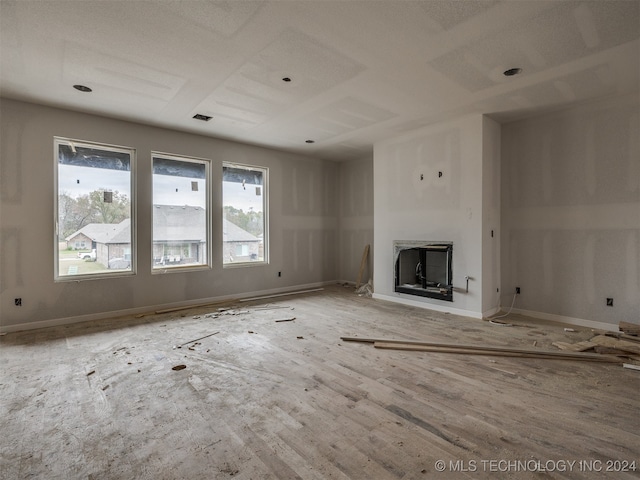 view of unfurnished living room