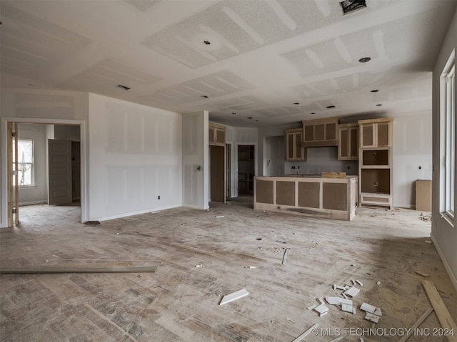 view of unfurnished living room