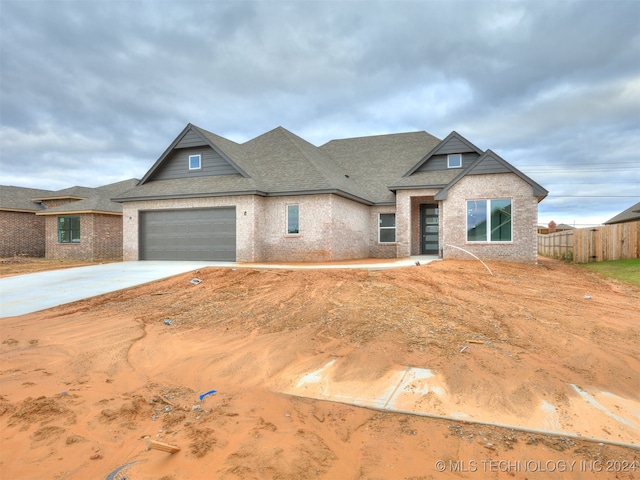 craftsman inspired home featuring a garage