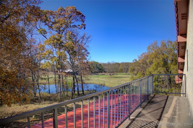 17808 S 129th E Ave, Bixby, OK 74008 - balcony featuring a water view