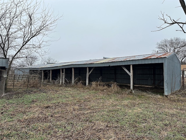 view of outbuilding