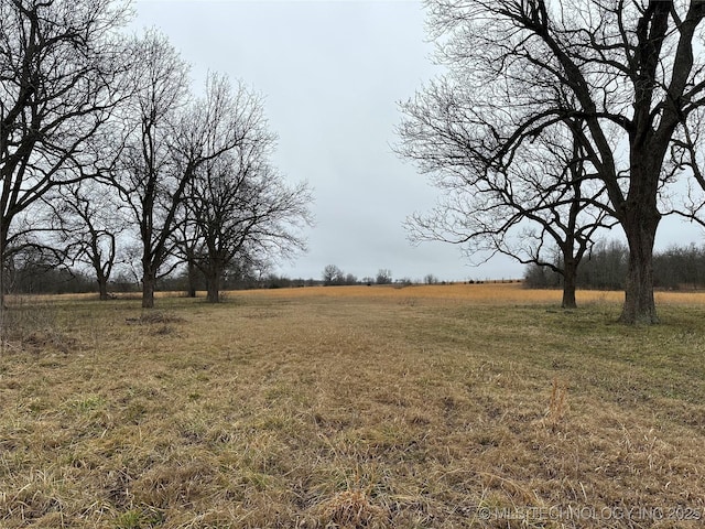 view of landscape with a rural view