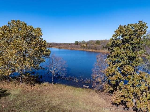 property view of water