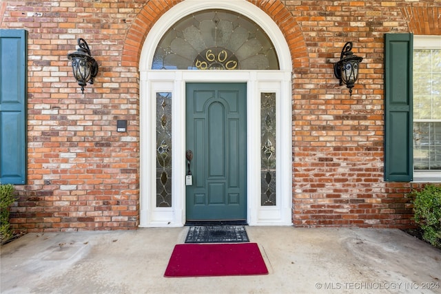 view of entrance to property