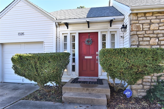 view of entrance to property