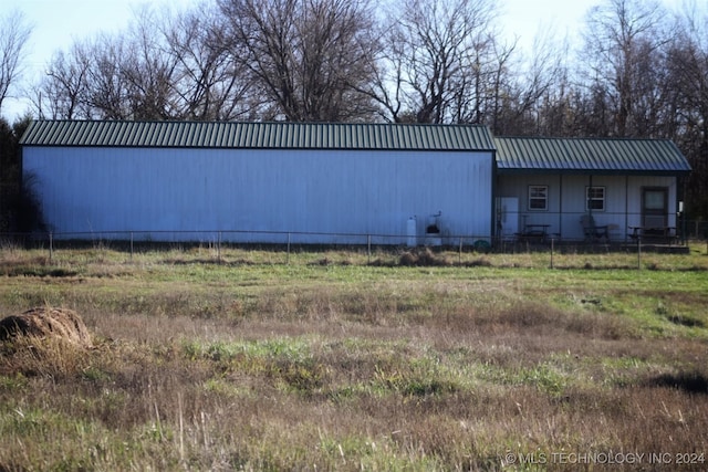 view of outdoor structure