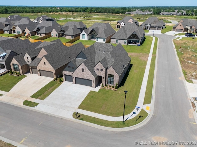 3908 S Elder Blvd, Broken Arrow, OK 74012 - aerial perspective of suburban area