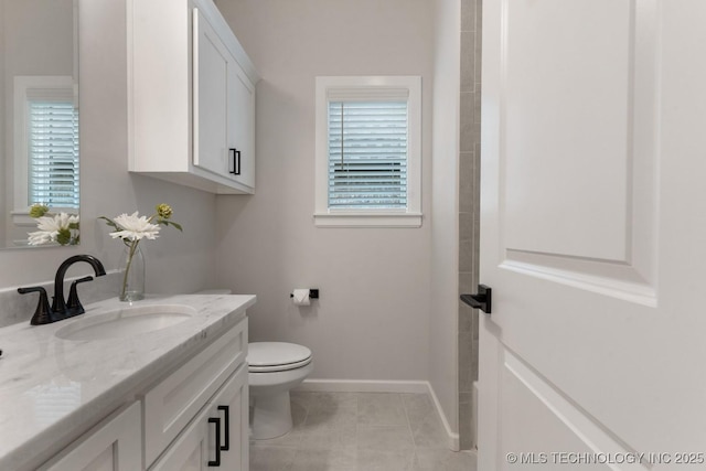 3908 S Elder Blvd, Broken Arrow, OK 74012 - bathroom with vanity and tile patterned flooring