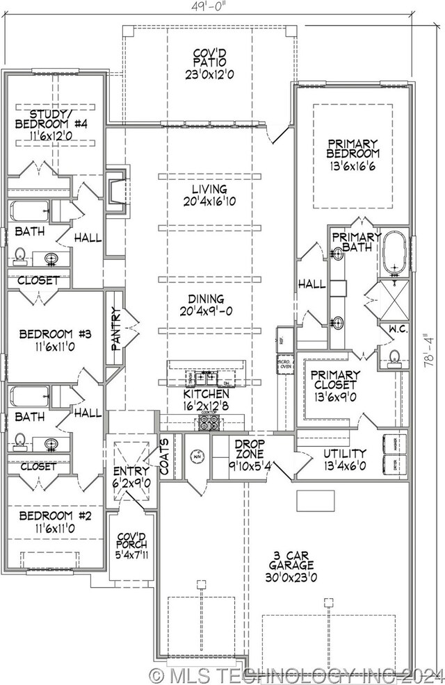 6617 S Fir Ave, Broken Arrow, OK 74134 - floor plan / room layout