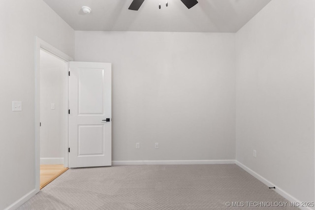 6617 S Fir Ave, Broken Arrow, OK 74134 - carpeted empty room featuring ceiling fan, baseboards, and a smoke detector