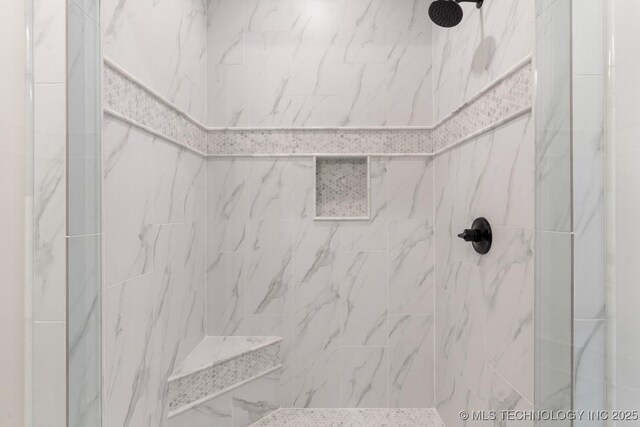 6617 S Fir Ave, Broken Arrow, OK 74134 - full bathroom with tiled shower