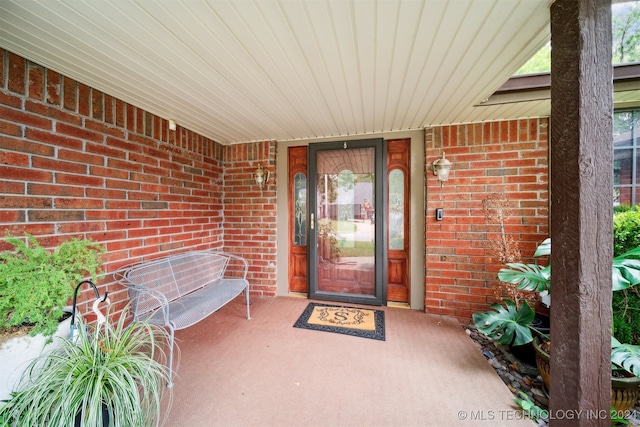 view of entrance to property