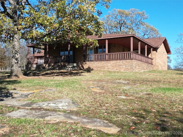 view of rear view of house