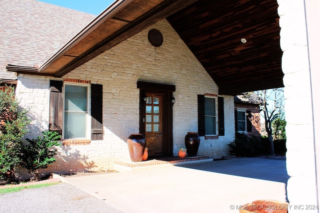 view of entrance to property