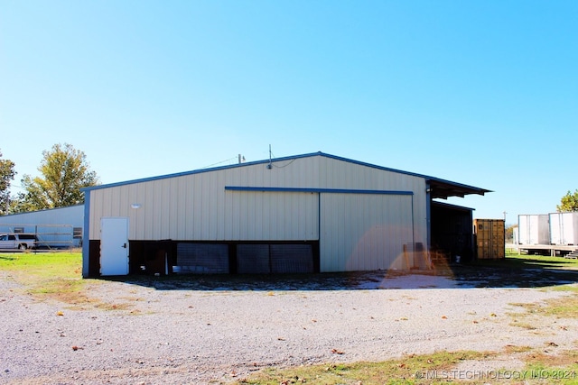 view of outbuilding