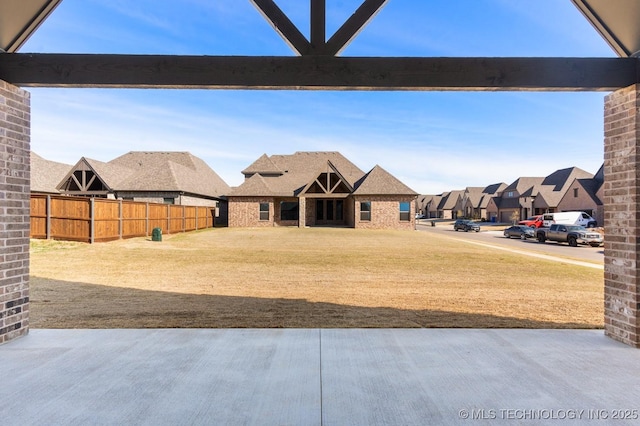 2708 W Van Buren Ct, Broken Arrow, OK 74134 - view of yard featuring a patio and a residential view