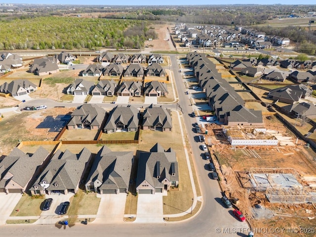 2708 W Van Buren Ct, Broken Arrow, OK 74134 - aerial view of residential area