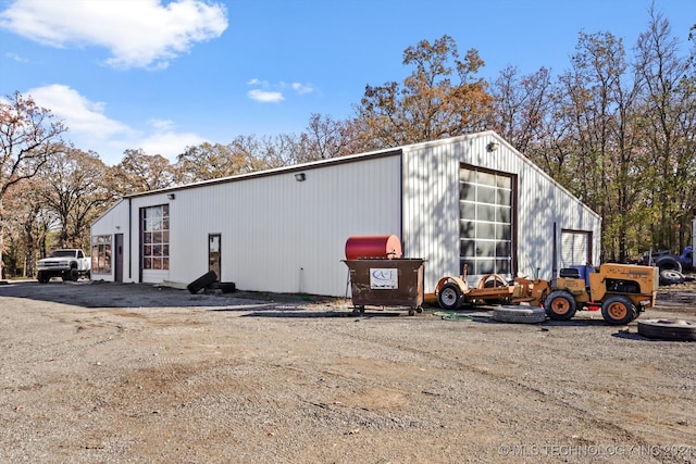 view of outbuilding