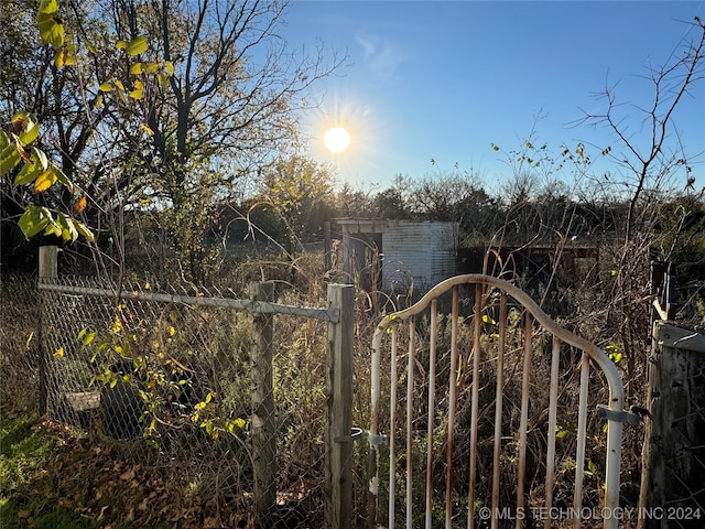 view of gate