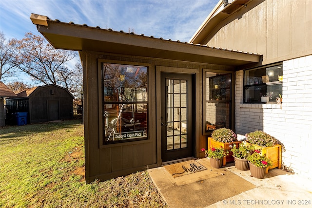 view of entrance to property