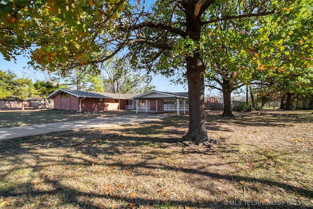 view of ranch-style house