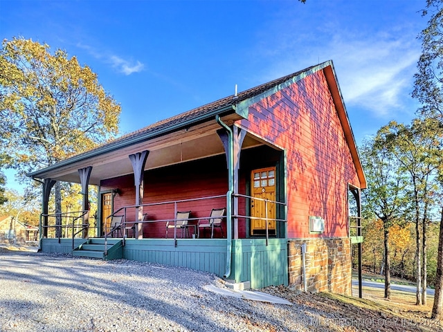 view of home's exterior