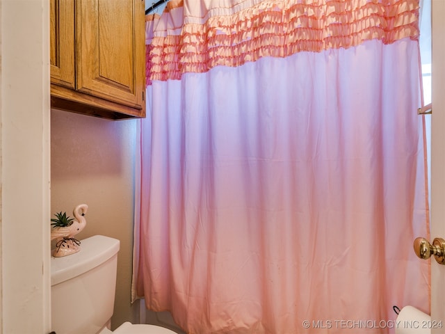 bathroom with toilet