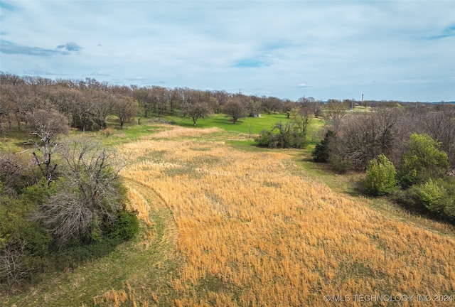 view of nature featuring a rural view