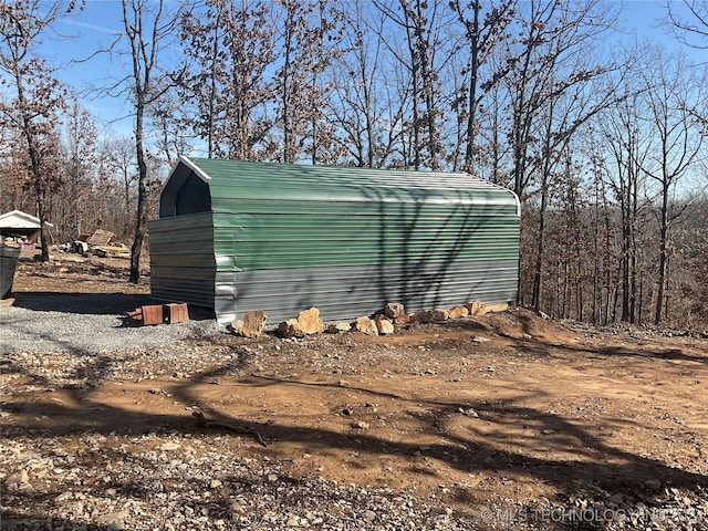 view of outbuilding