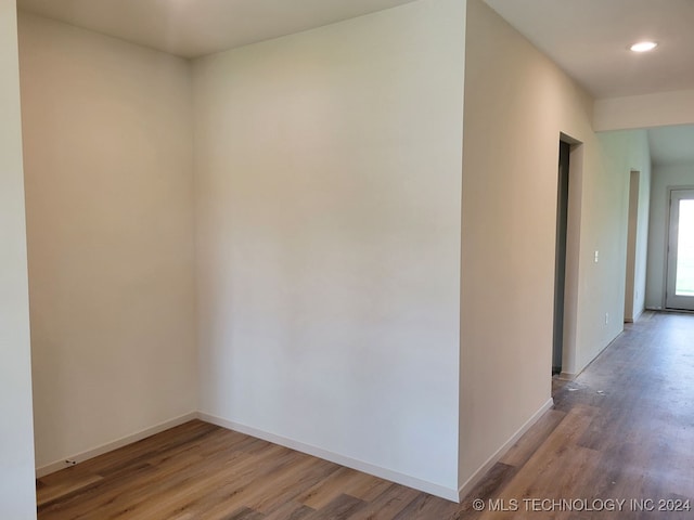 interior space featuring hardwood / wood-style flooring