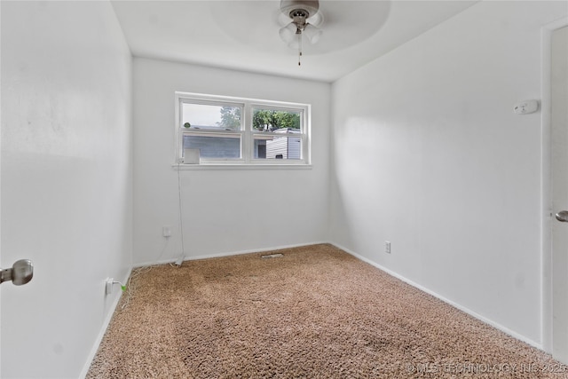 47 S 204th E Ave, Tulsa, OK 74108 - spare room featuring carpet flooring and ceiling fan