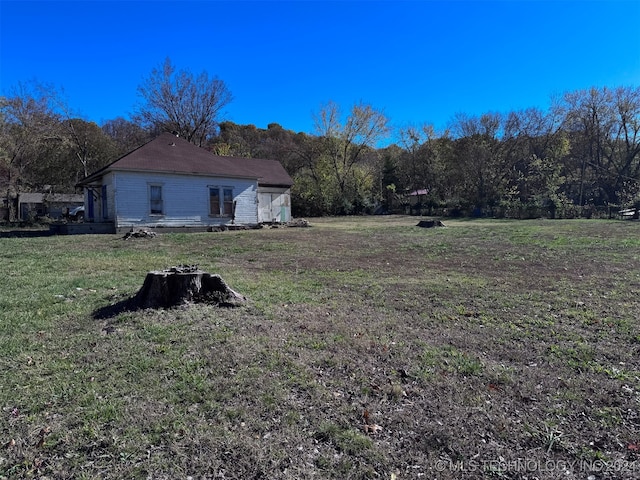 view of yard