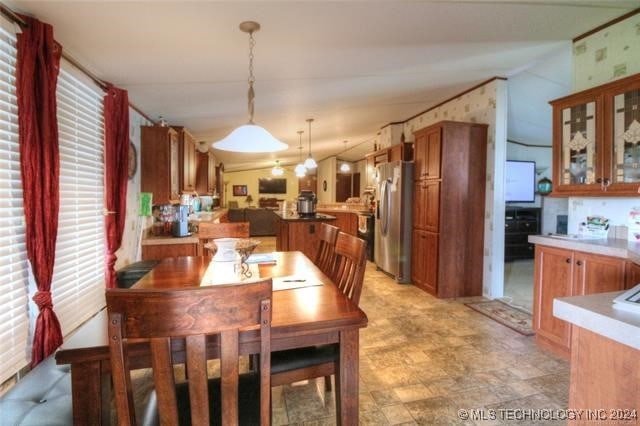 view of dining area