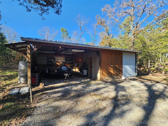 view of outbuilding