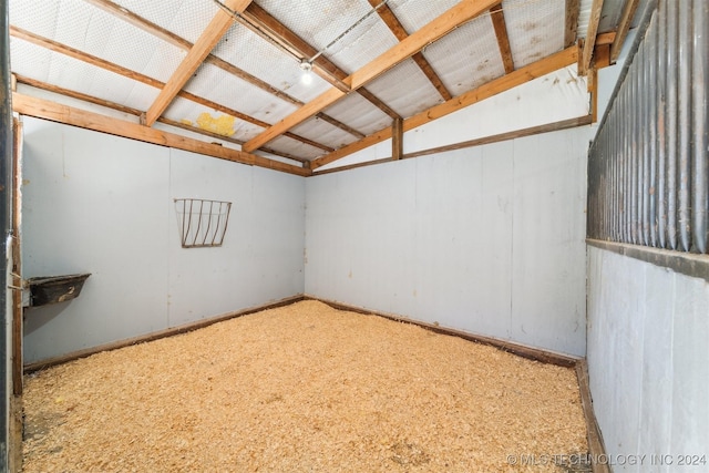 view of horse barn