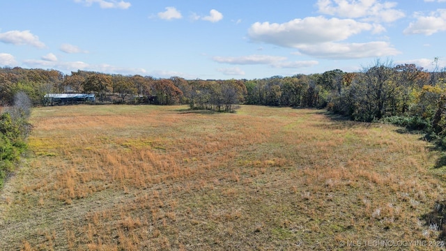 view of nature with a rural view