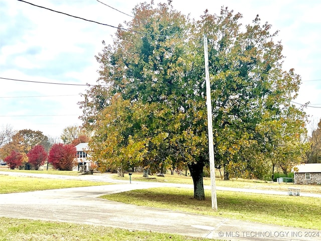 view of road