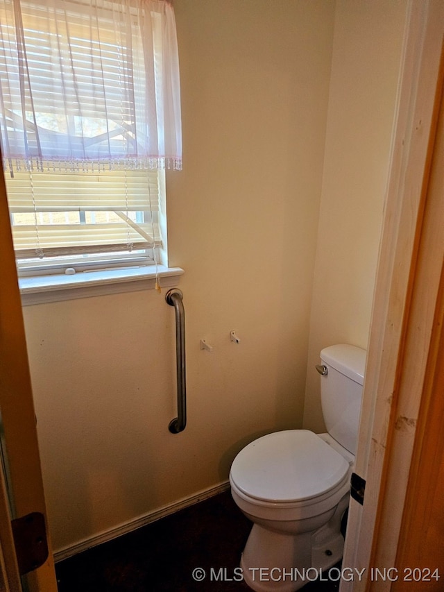 bathroom with toilet