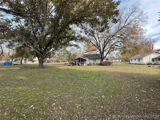 view of yard