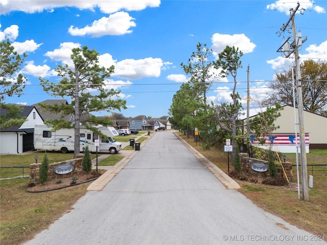 view of road