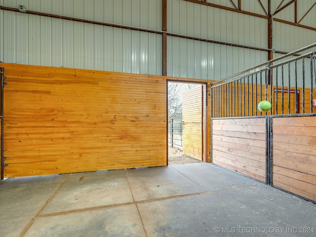 view of stable