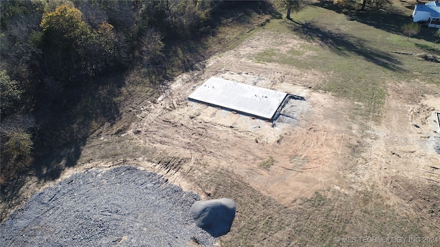 view of entry to storm shelter