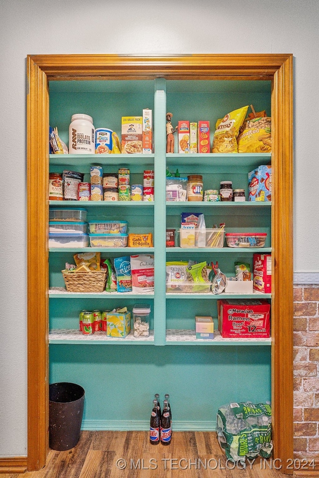 view of pantry