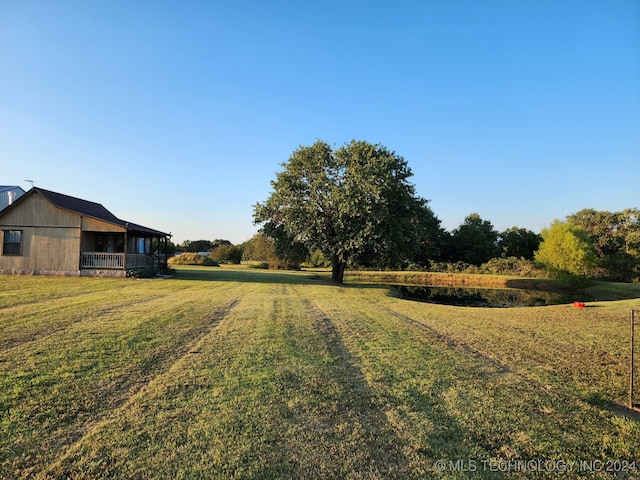 view of yard