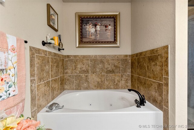 bathroom with a bathing tub