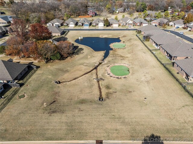 aerial view featuring a residential view