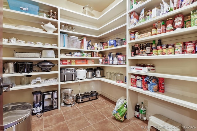 view of pantry