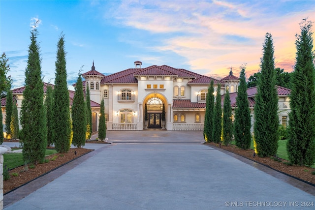 view of mediterranean / spanish home